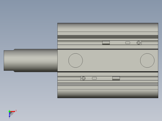 CDQ2B40-30DCZ-M9P(0_0_0)气缸俯视缩略图
