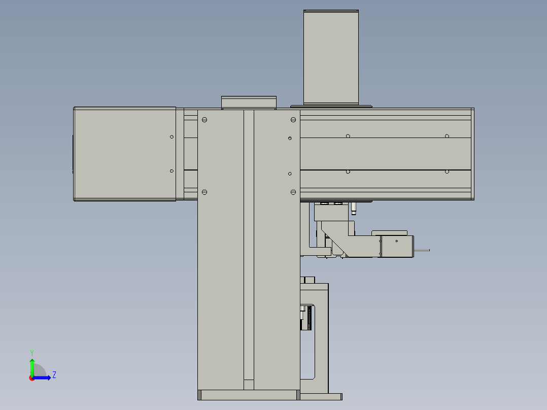 弹簧组装上料总成左视图