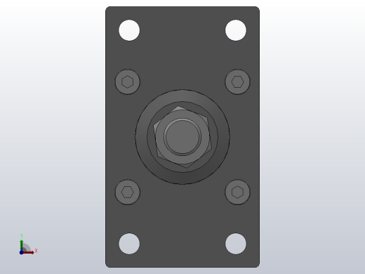 SED双轴复动型气缸SED 50×500-S前视缩略图