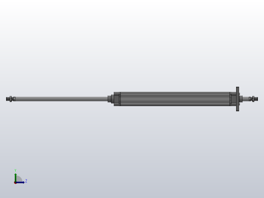 SED双轴复动型气缸SED 50×500-S左视缩略图