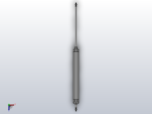 SED双轴复动型气缸SED 50×500-S俯视缩略图