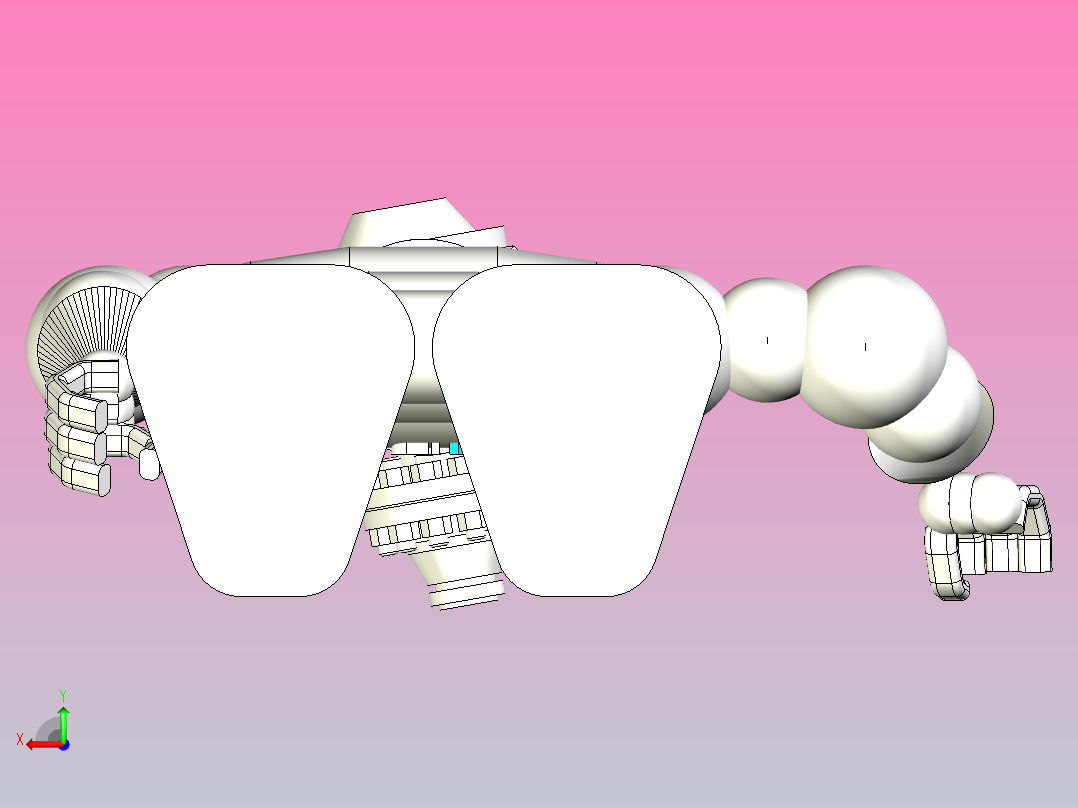 抓取机器人12快照8后视图