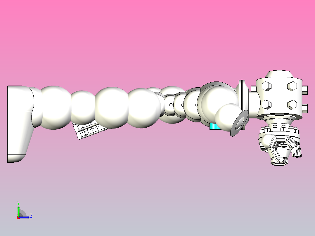 抓取机器人12快照8左视图