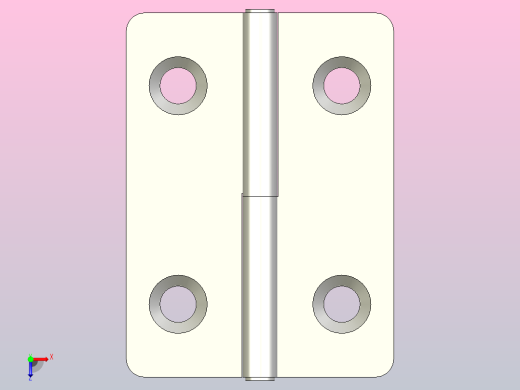 E系列螺钉安装型可拆卸合页[PDGSEA]俯视缩略图