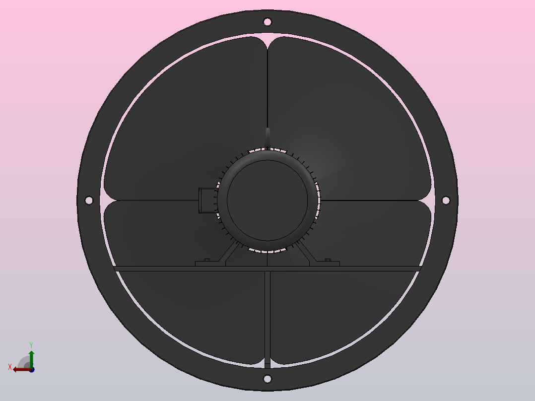 EG系列管道轴流通风机[EG-4A-2]后视图