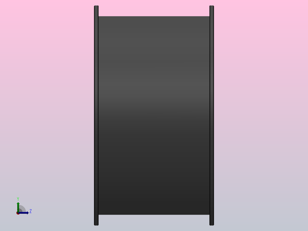 EG系列管道轴流通风机[EG-4A-2]左视图