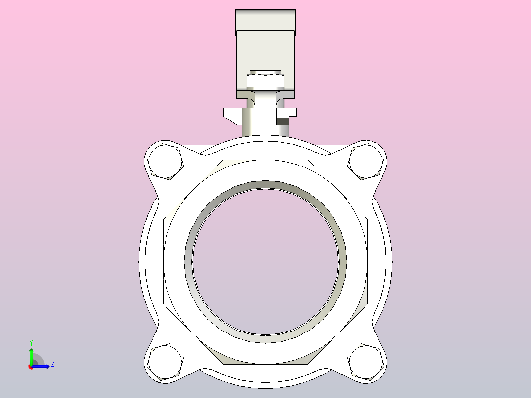 全通径1000PSI不锈钢球阀_内螺纹DN50左视图