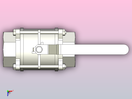 全通径1000PSI不锈钢球阀_内螺纹DN50俯视缩略图