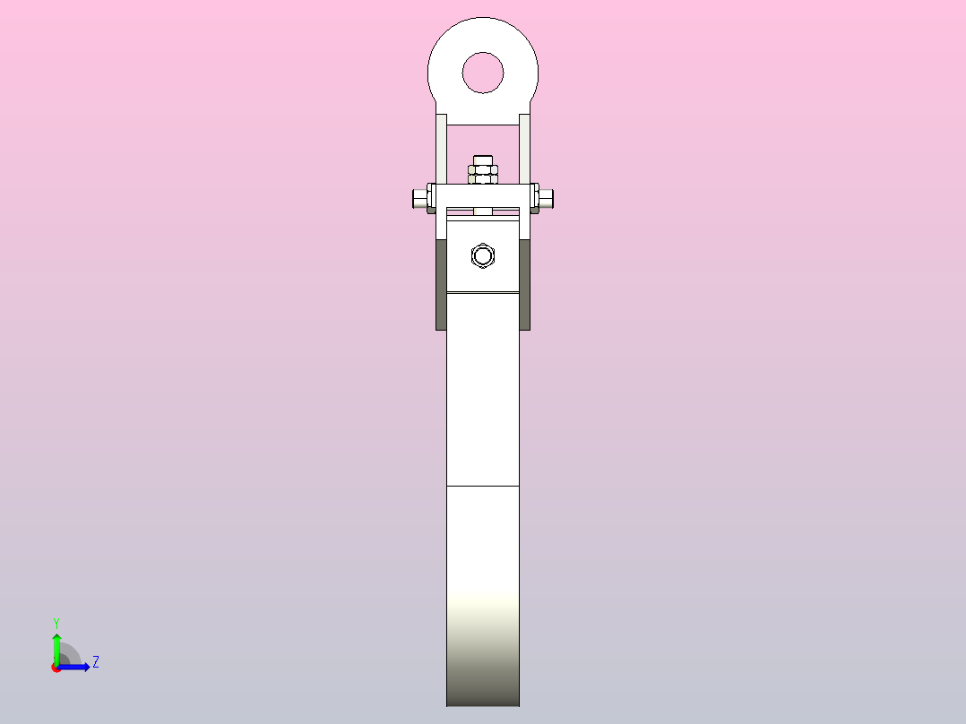 GB╱T 17116.2-2018[水平管道管箍管夹（型式112）112-600-A-A-4-B]左视图