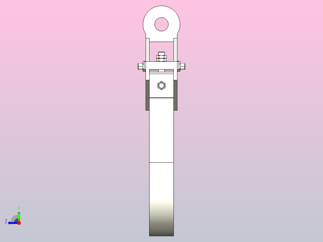 GB╱T 17116.2-2018[水平管道管箍管夹（型式112）112-600-A-A-4-B]右视图