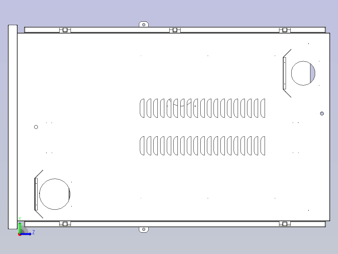 JP柜3D三维模型左视图