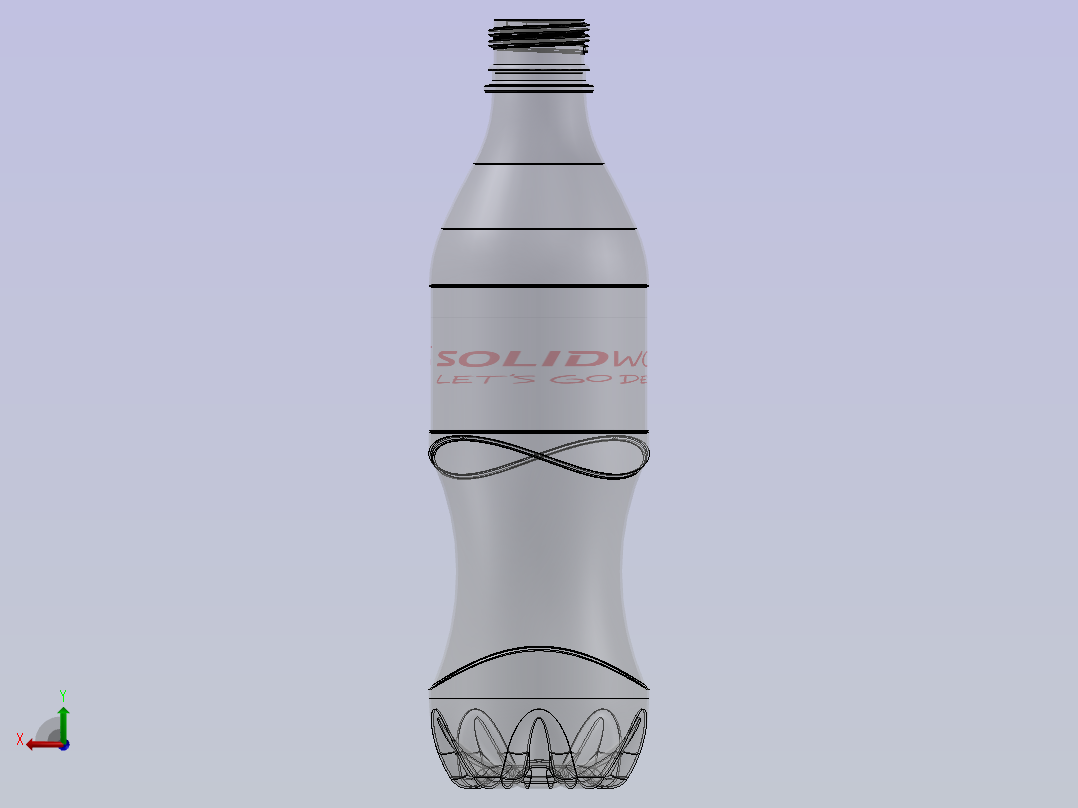 可口可乐瓶 (50)后视图