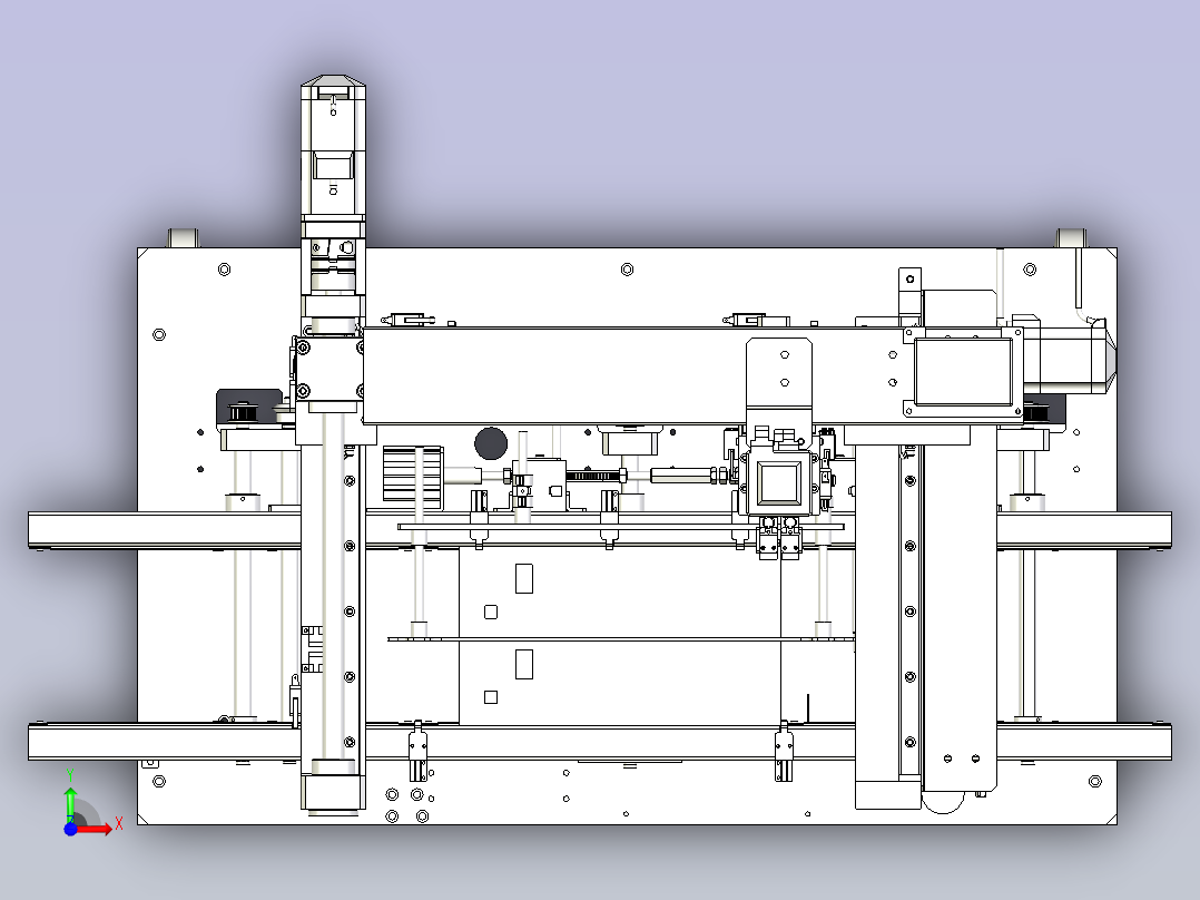 PCB板组装机1016378前视图