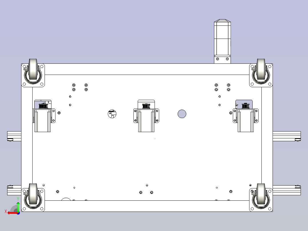 PCB板组装机1016378后视图