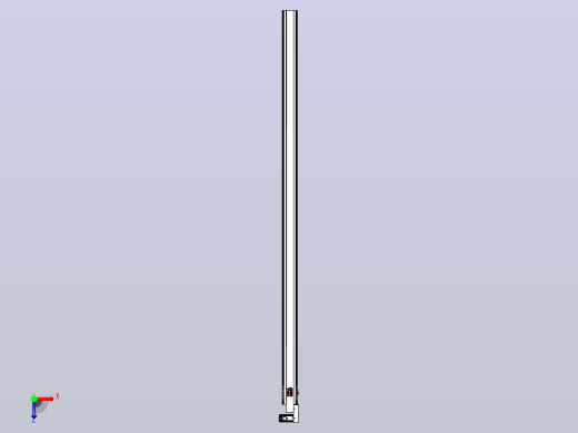 皮带直线轴半封闭可选导轨TPA-HNB-120D-110-L3000-MR-Y-P40-N3俯视缩略图