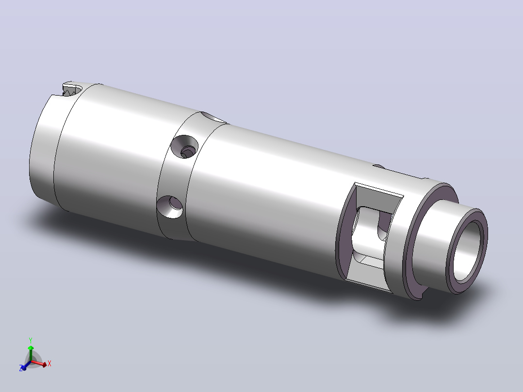 AK101消焰器建模模型主视图