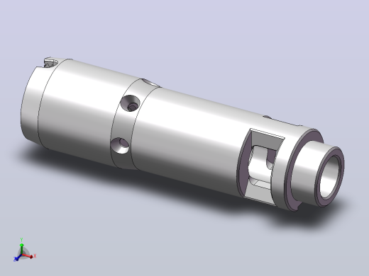 AK101消焰器建模模型