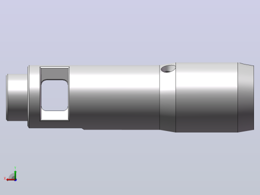 AK101消焰器建模模型后视缩略图