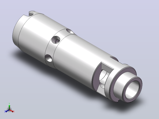 AK101消焰器建模模型正等轴测缩略图