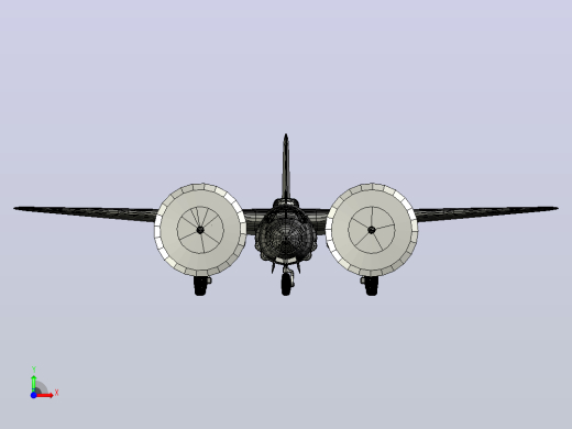martin-b-26-marauder飞机前视缩略图