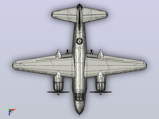 martin-b-26-marauder飞机俯视缩略图
