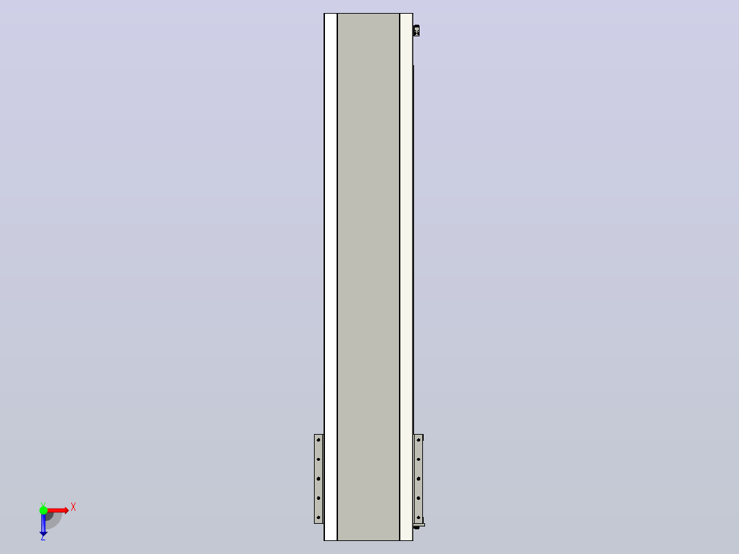 直驱直线电机轴TPA-LNP-230D-P32-L1020-C-1-3-C-10-N3(磁栅尺)俯视图