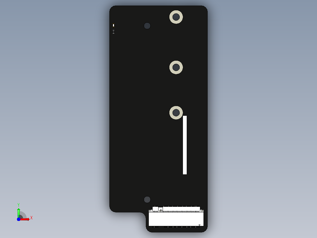Raspberry CM4IO PCIe到NGFF适配器前视图