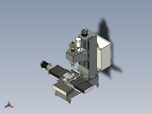 CNC数控铣床模型3D图纸