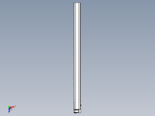 皮带直线轴半封闭可选导轨TPA-HNB-175D-140-L2450-RU-C-P75-N3俯视缩略图