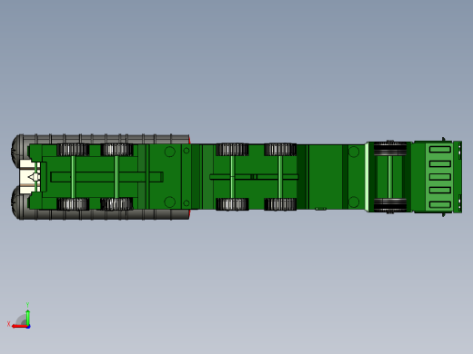 俄罗斯S300防空导弹系统CATIA V5 r21模型后视缩略图