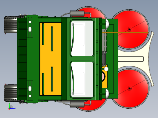 俄罗斯S300防空导弹系统CATIA V5 r21模型左视缩略图