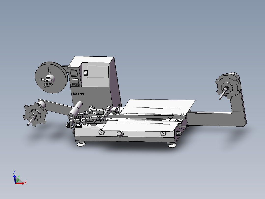 SMT编带机半自动编带包装机 3D模型素材文件