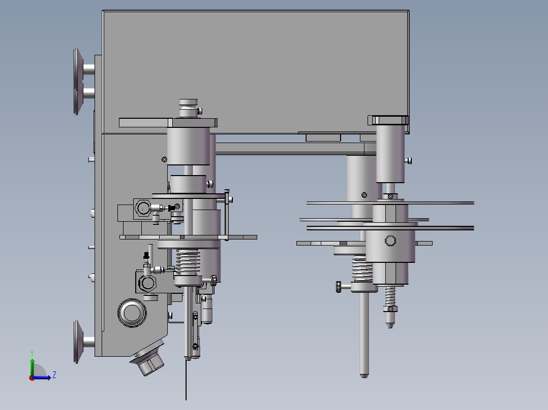 SMT编带机半自动编带包装机 3D模型素材文件左视图