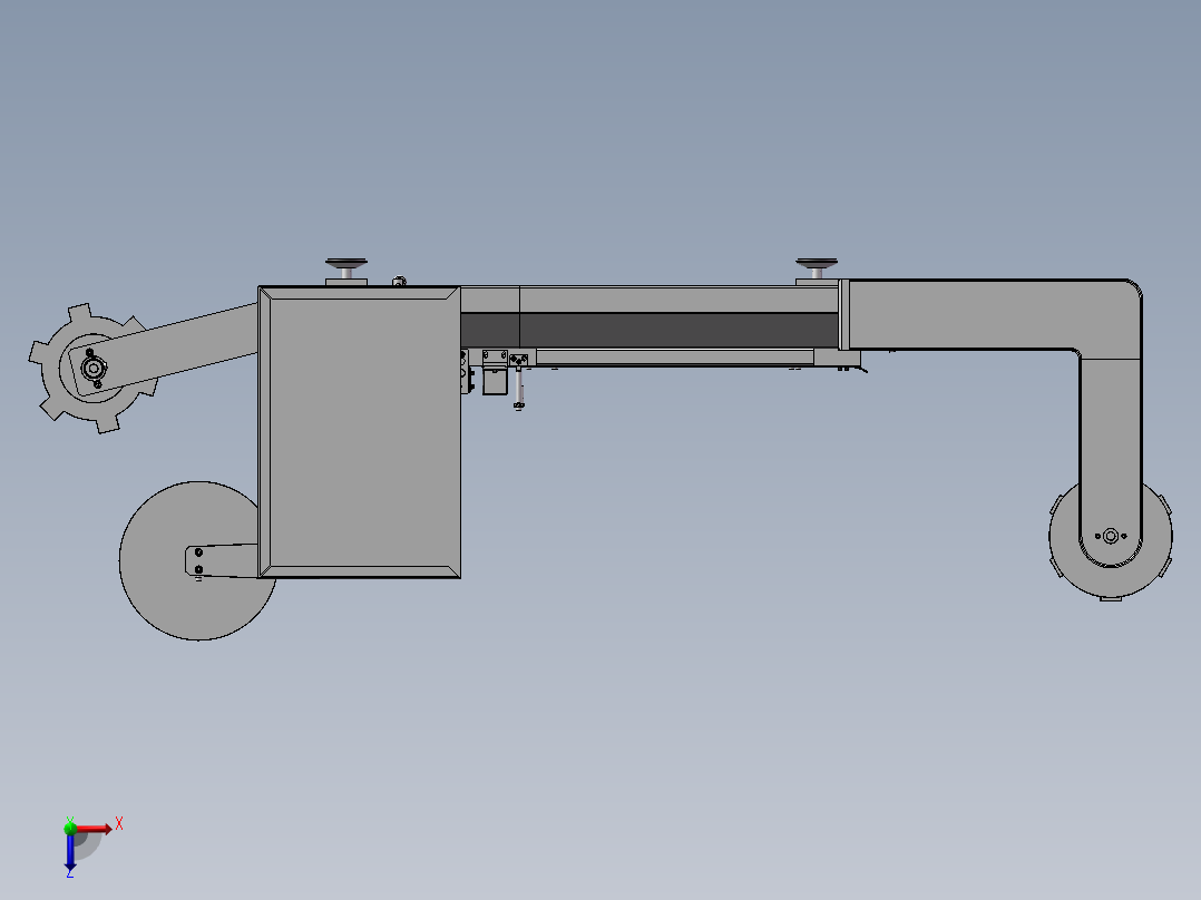 SMT编带机半自动编带包装机 3D模型素材文件俯视图