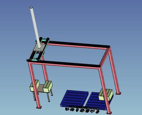 物流堆垛机3D模型