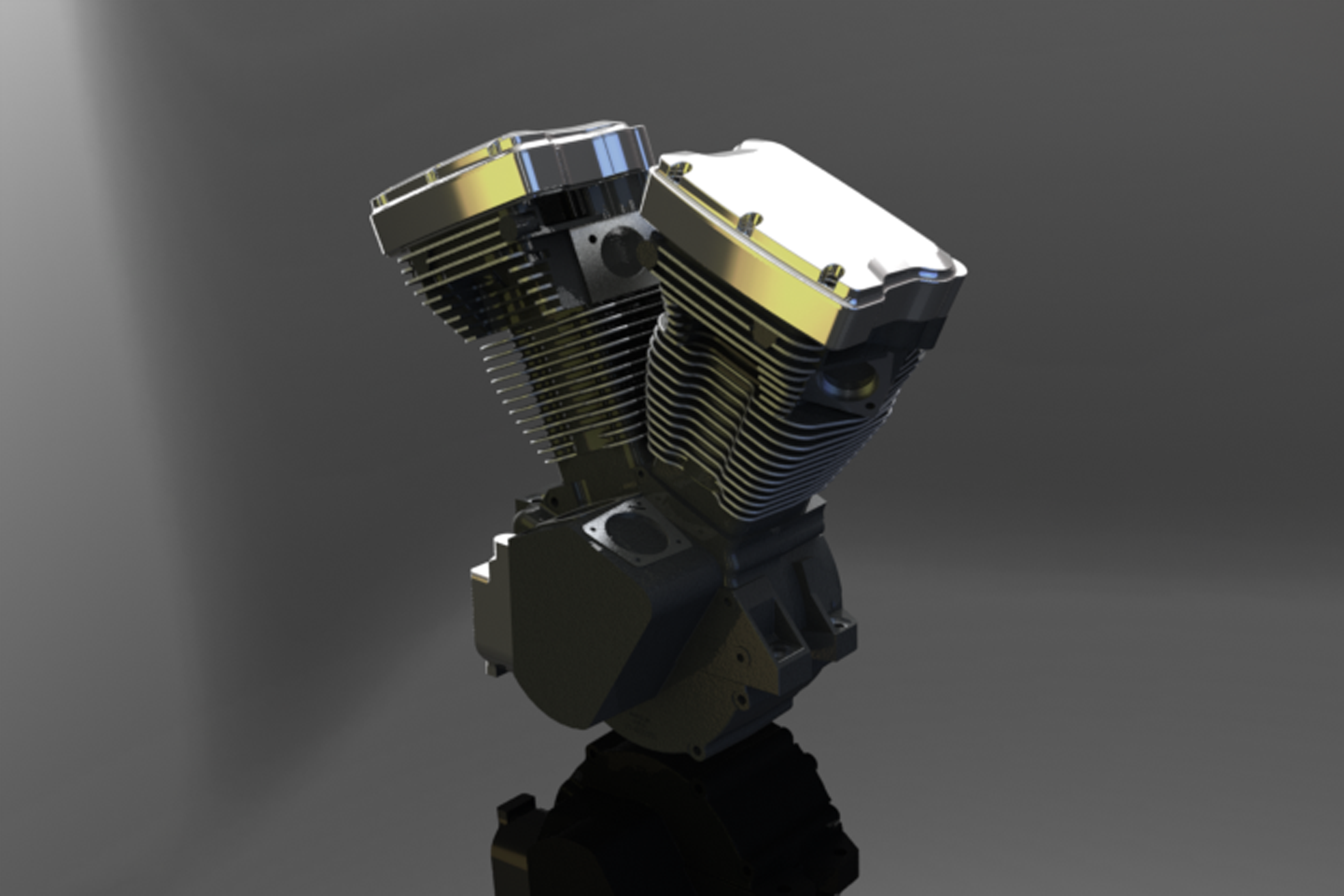 在电机哈雷风格EVO96