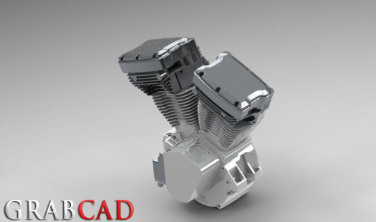 在电机哈雷风格EVO96