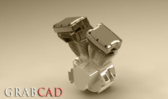 在电机哈雷风格EVO96