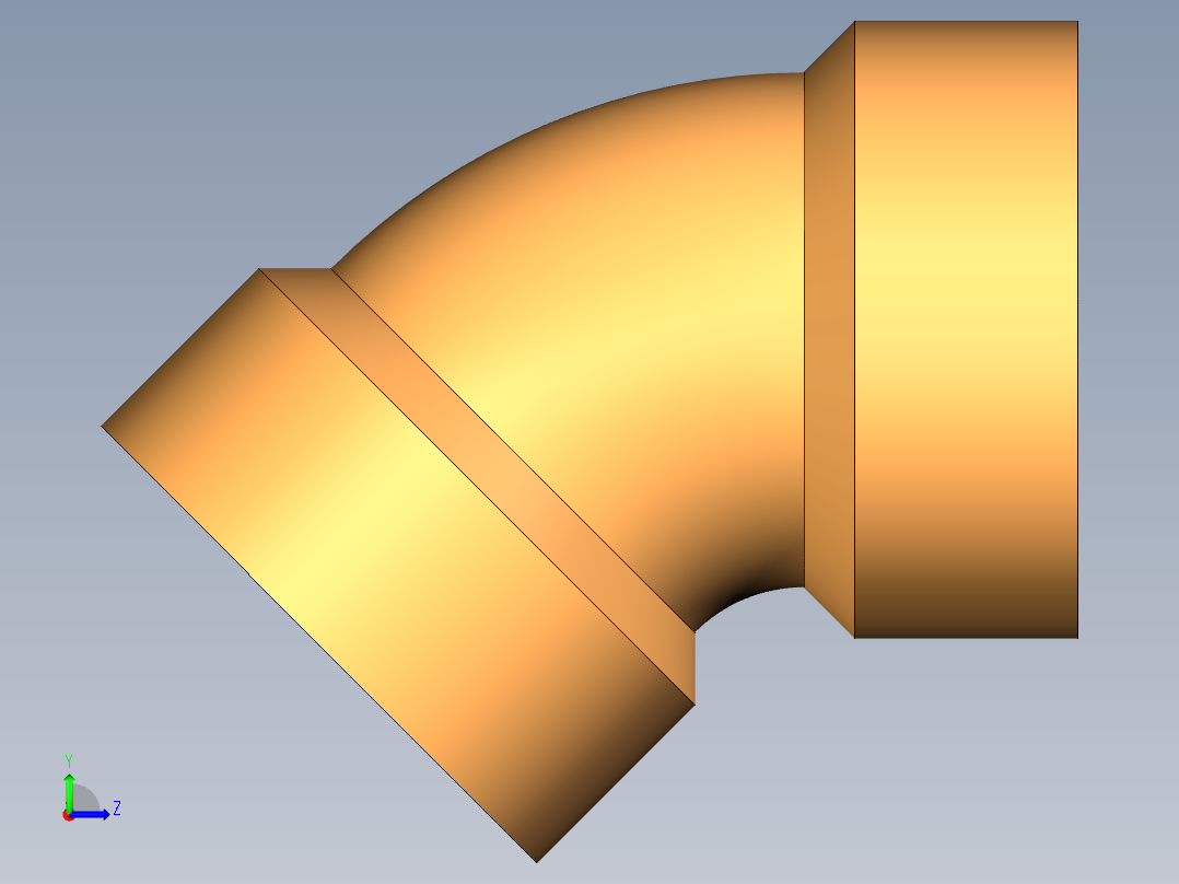铅管品制造的零部件设计图纸左视图