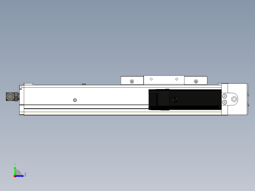 Toyo东佑达直线模组-ECH10-150-BR-100W+煞車左视缩略图