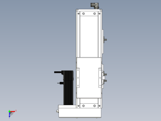 Toyo东佑达直线模组-ECH10-150-BR-100W+煞車俯视缩略图