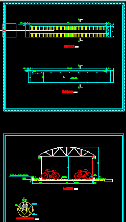 b1900 门头钢结构铝板玻璃雨棚雨篷地下车缩略图
