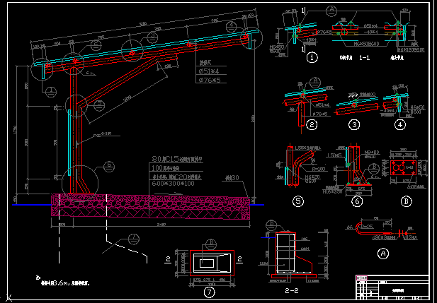 b1900 门头钢结构铝板玻璃雨棚雨篷地下车