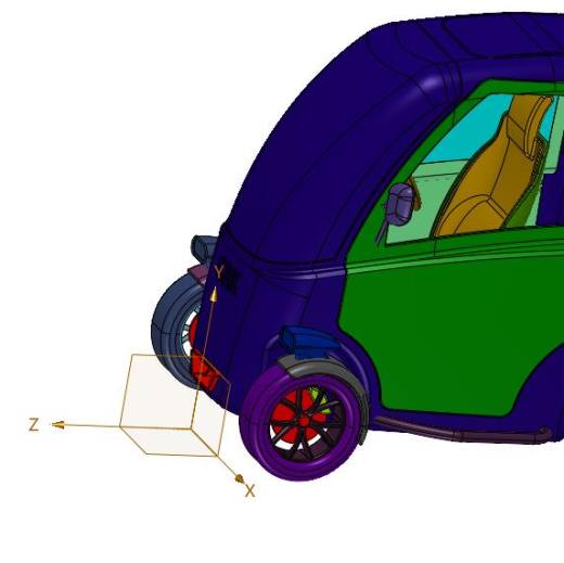 两座微型电动轿车缩略图