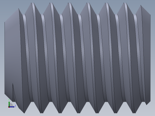 UNC 平头紧定螺钉-UNC SET SCREW 0.375 x0.500.SLDPRT左视缩略图