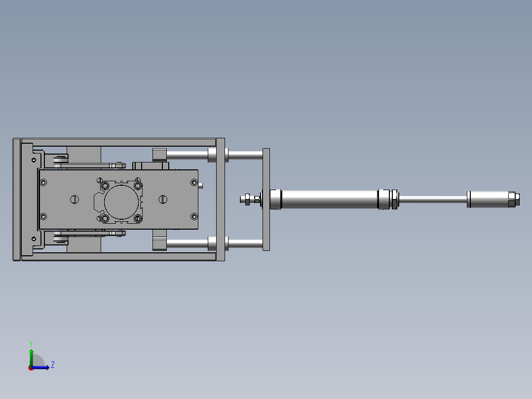 扭线剥线设备左视图