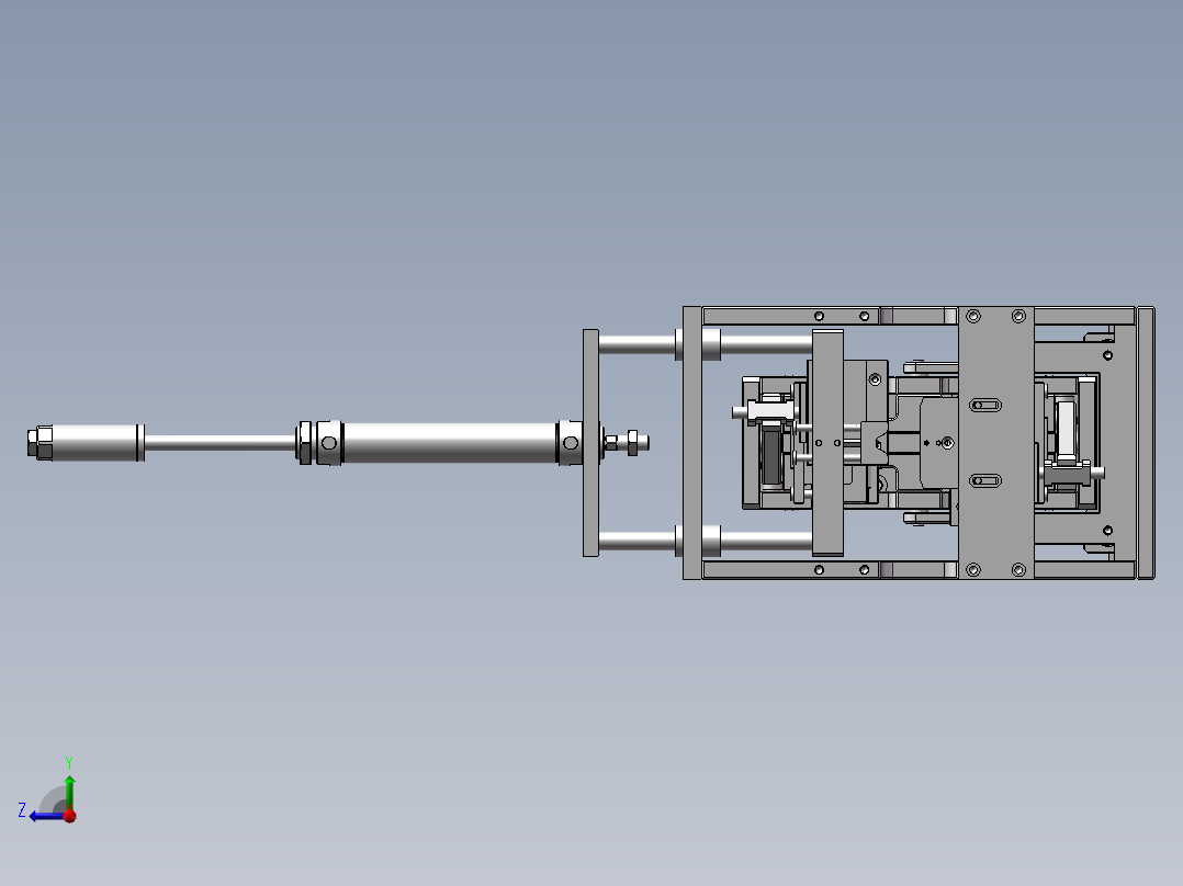 扭线剥线设备右视图