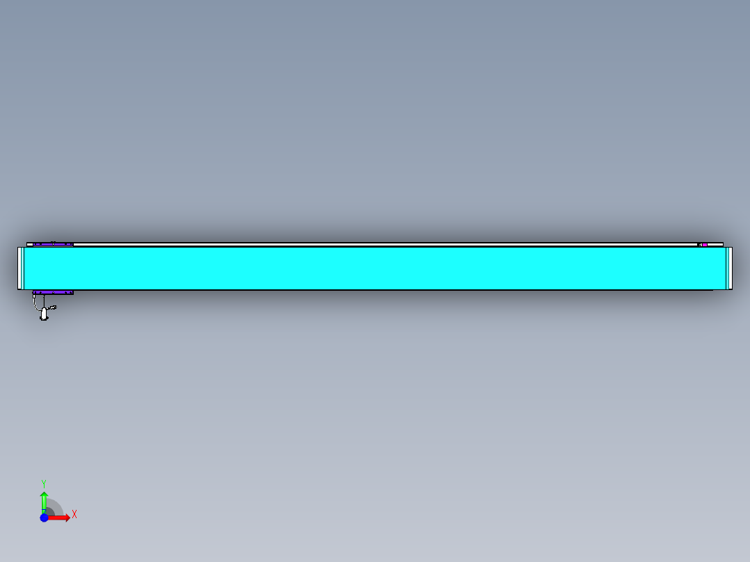 威洛博VL系列直线电机模组-VL17E2-S2550前视图