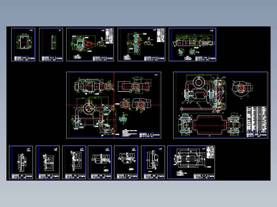 一种传动机构的CAD图纸