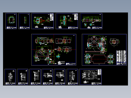 一种传动机构的CAD图纸